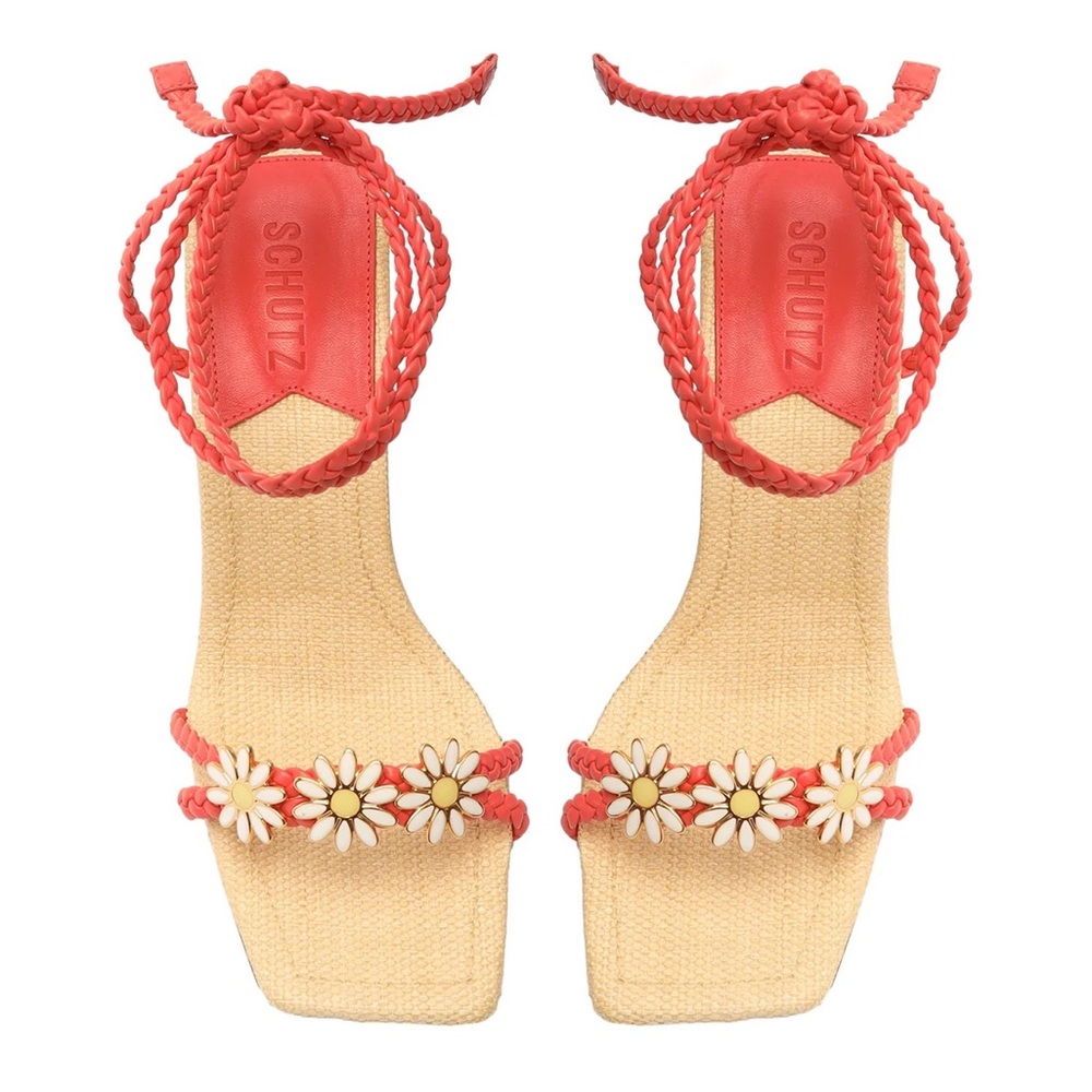 ❤️❤️ Schutz Hina Atanado Leather Sandal ❤️❤️
